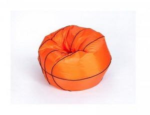 Кресло-мешок Баскетбольный мяч большой оранжево-черное в Губкинском - gubkinskiy.ok-mebel.com | фото 3