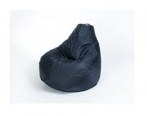 Кресло-мешок Груша большое черное в Губкинском - gubkinskiy.ok-mebel.com | фото 1