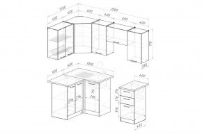 АСАЯ Кухонный гарнитур Оптима 5 (1200*2000 мм) в Губкинском - gubkinskiy.ok-mebel.com | фото 2