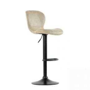 Барный стул Barneo N-86 Time / Black / VPU Beige Vintage PK970-1 в Губкинском - gubkinskiy.ok-mebel.com | фото