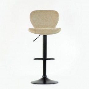 Барный стул Barneo N-86 Time / Black / VPU Beige Vintage PK970-1 в Губкинском - gubkinskiy.ok-mebel.com | фото 2
