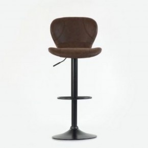 Барный стул Barneo N-86 Time / Black / VPU Brown Vintage коричневый винтаж PK970-18 в Губкинском - gubkinskiy.ok-mebel.com | фото 3