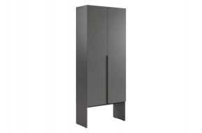 БАСКО Шкаф двухдверный L800 (графит) в Губкинском - gubkinskiy.ok-mebel.com | фото