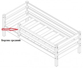 Бортик средний (1338*600) для Кровати Сонечка в Губкинском - gubkinskiy.ok-mebel.com | фото