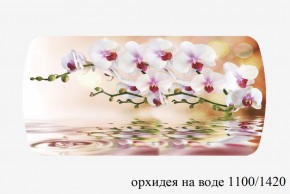 БОСТОН - 3 Стол раздвижной Орхидея на воде 1100/1420 опоры Триумф в Губкинском - gubkinskiy.ok-mebel.com | фото 3