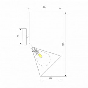 Бра Eurosvet Enigma 70161/1 черный в Губкинском - gubkinskiy.ok-mebel.com | фото 6