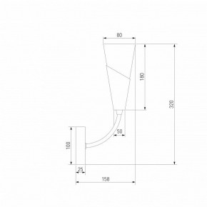 Бра Eurosvet Rhyton 60167/1 латунь в Губкинском - gubkinskiy.ok-mebel.com | фото 5