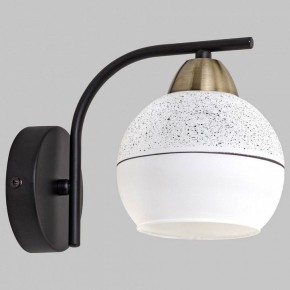 Бра Imex MD.8136 MD.8136-1-W-BK+AB в Губкинском - gubkinskiy.ok-mebel.com | фото