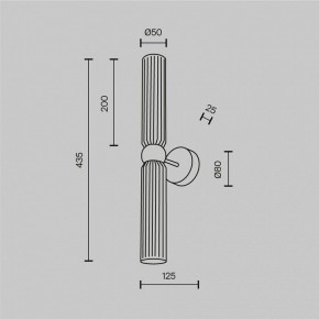 Бра Maytoni Antic MOD302WL-02CG1 в Губкинском - gubkinskiy.ok-mebel.com | фото 3