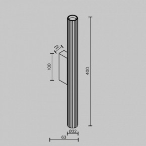 Бра Maytoni Calipso C082WL-12W2.7K-B в Губкинском - gubkinskiy.ok-mebel.com | фото 4