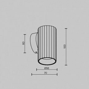 Бра Maytoni Calipso C106WL-01-GU10-B в Губкинском - gubkinskiy.ok-mebel.com | фото 6