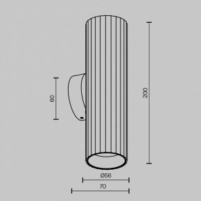 Бра Maytoni Calipso C106WL-02-GU10-W в Губкинском - gubkinskiy.ok-mebel.com | фото 6