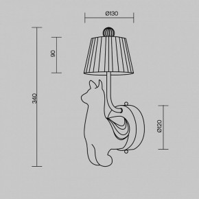 Бра Maytoni Senor Alpaca MOD377WL-L6W3K в Губкинском - gubkinskiy.ok-mebel.com | фото 9