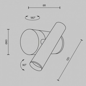 Бра Maytoni Utility MOD433WL-L3BS3K1 в Губкинском - gubkinskiy.ok-mebel.com | фото 5