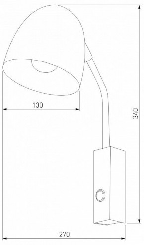 Бра TK Lighting Soho 4167 Soho Black в Губкинском - gubkinskiy.ok-mebel.com | фото 2