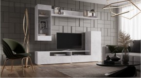 ДАЛЛАС Гостиная (модульная) цемент светлый в Губкинском - gubkinskiy.ok-mebel.com | фото