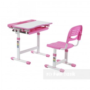 Комплект парта + стул трансформеры Cantare Pink в Губкинском - gubkinskiy.ok-mebel.com | фото 2