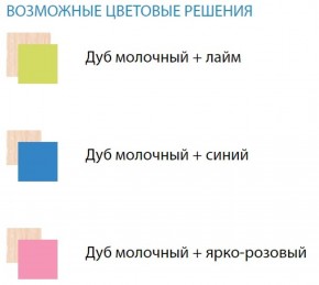 Набор мебели для детской Юниор-11.1 (900*1900) ЛДСП в Губкинском - gubkinskiy.ok-mebel.com | фото 2