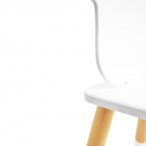 Детский комплект стол и стул «Корона» Rolti Baby (белый/береза, массив березы/мдф) в Губкинском - gubkinskiy.ok-mebel.com | фото 2