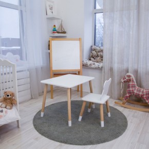 Детский комплект стол и стул «Мишка» Rolti Baby (белый/береза, массив березы/мдф) в Губкинском - gubkinskiy.ok-mebel.com | фото 4