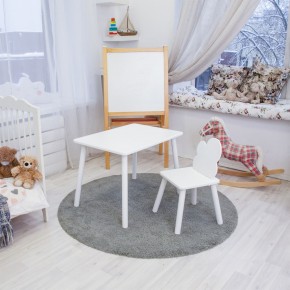 Детский комплект стол и стул «Облачко» Rolti Baby (белый/белый, массив березы/мдф) в Губкинском - gubkinskiy.ok-mebel.com | фото 2