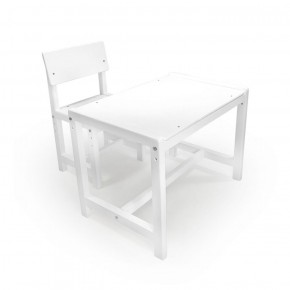 Детский растущий комплект стол и стул Я САМ "Лофт" (Белый, Белый) в Губкинском - gubkinskiy.ok-mebel.com | фото 1