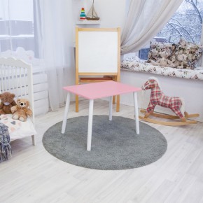 Детский стол Rolti Baby (розовый/белый, массив березы/мдф) в Губкинском - gubkinskiy.ok-mebel.com | фото 1