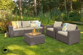 Диван Калифорния 3-х местный (California 2 Sofa), капучино в Губкинском - gubkinskiy.ok-mebel.com | фото 3