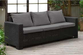 Диван Калифорния 3-х местный (California 3 Sofa), графит в Губкинском - gubkinskiy.ok-mebel.com | фото