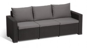 Диван Калифорния 3-х местный (California 3 Sofa), графит в Губкинском - gubkinskiy.ok-mebel.com | фото 2