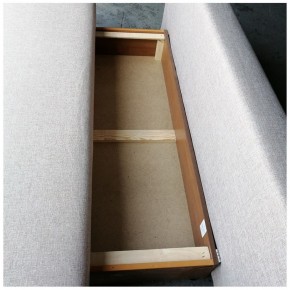 Диван-кровать Комфорт без подлокотников BALTIC AZURE (2 подушки) в Губкинском - gubkinskiy.ok-mebel.com | фото 6