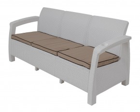 Диван Yalta Premium Sofa 3 Set (Ялта) белый (+подушки под спину) в Губкинском - gubkinskiy.ok-mebel.com | фото 1