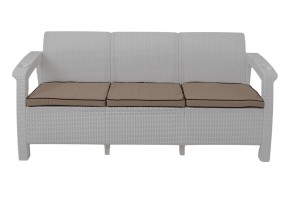 Диван Yalta Premium Sofa 3 Set (Ялта) белый (+подушки под спину) в Губкинском - gubkinskiy.ok-mebel.com | фото 2