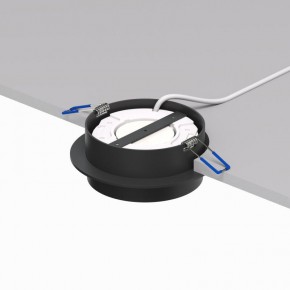 DK2090-BK Встраиваемый светильник FLAT, IP 20, до 15 Вт, GX53, LED, черный, алюминий в Губкинском - gubkinskiy.ok-mebel.com | фото 4