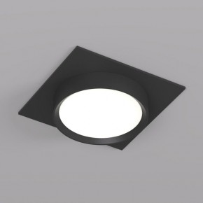 DK2091-BK Встраиваемый светильник FLAT, IP 20, до 15 Вт, GX53, LED, черный, алюминий в Губкинском - gubkinskiy.ok-mebel.com | фото