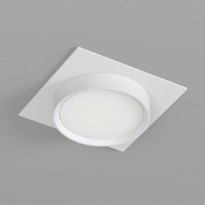 DK2091-WH Встраиваемый светильник FLAT, IP 20, до 15 Вт, GX53, LED, белый, алюминий в Губкинском - gubkinskiy.ok-mebel.com | фото 2