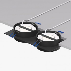 DK2092-BK Встраиваемый светильник FLAT, IP 20, до 15 Вт, GX53, LED, черный, алюминий в Губкинском - gubkinskiy.ok-mebel.com | фото 2