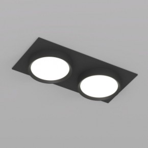 DK2092-BK Встраиваемый светильник FLAT, IP 20, до 15 Вт, GX53, LED, черный, алюминий в Губкинском - gubkinskiy.ok-mebel.com | фото 4