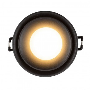 DK2403-BK Встраиваемый светильник влагозащ., IP 44, 10 Вт, GU10, черный, алюминий в Губкинском - gubkinskiy.ok-mebel.com | фото 3