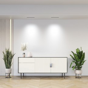 DK2515-WB Встраиваемый светильник SPACE со светодиодом L240mm 220V 20W 38° 4000К IP20 белый/черный алюминий в Губкинском - gubkinskiy.ok-mebel.com | фото 7