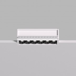 DK2531-WB Встраиваемый светильник SPACE со светодиодом под шпатлевку L126mm 220V 10W 38° 4000К IP20 белый/черный алюминий в Губкинском - gubkinskiy.ok-mebel.com | фото 3