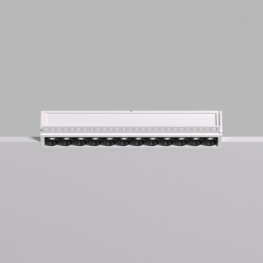 DK2532-WB Встраиваемый светильник SPACE со светодиодом под шпатлевку L240mm 220V 20W 38° 4000К IP20 белый/черный алюминий в Губкинском - gubkinskiy.ok-mebel.com | фото 3
