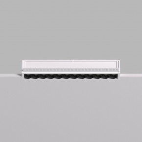 DK2532-WB Встраиваемый светильник SPACE со светодиодом под шпатлевку L240mm 220V 20W 38° 4000К IP20 белый/черный алюминий в Губкинском - gubkinskiy.ok-mebel.com | фото 4