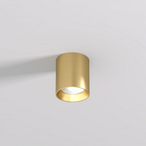 DK2610-SB Накладной светильник SHINE TUBE со светодиодом, D70*H80, IP20, 3000К, 10W, RA?90, сатинированная латунь, алюминий в Губкинском - gubkinskiy.ok-mebel.com | фото