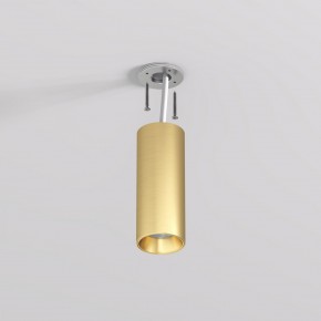 DK2615-SB Накладной светильник SHINE TUBE со светодиодом, D45*H115, IP20, 3000К, 7W, RA?90, сатинированная латунь, алюминий в Губкинском - gubkinskiy.ok-mebel.com | фото 3