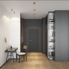 DK2615-SB Накладной светильник SHINE TUBE со светодиодом, D45*H115, IP20, 3000К, 7W, RA?90, сатинированная латунь, алюминий в Губкинском - gubkinskiy.ok-mebel.com | фото 4