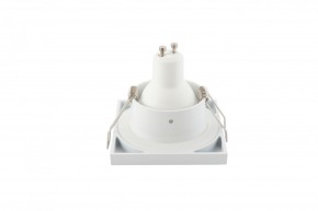 DK3014-WH Встраиваемый светильник влагозащ., IP 44, 50 Вт, GU10, белый, алюминий в Губкинском - gubkinskiy.ok-mebel.com | фото 5