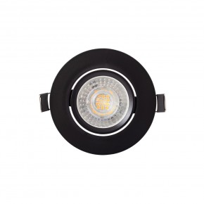 DK3020-BK Встраиваемый светильник, IP 20, 10 Вт, GU5.3, LED, черный, пластик в Губкинском - gubkinskiy.ok-mebel.com | фото