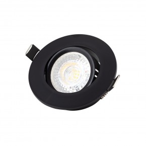 DK3020-BK Встраиваемый светильник, IP 20, 10 Вт, GU5.3, LED, черный, пластик в Губкинском - gubkinskiy.ok-mebel.com | фото 2