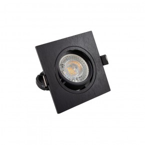 DK3021-BK Встраиваемый светильник, IP 20, 10 Вт, GU5.3, LED, черный, пластик в Губкинском - gubkinskiy.ok-mebel.com | фото 2